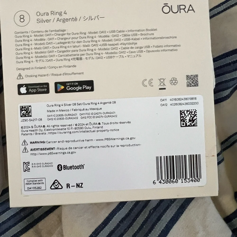 OURA smart ring size 10 new series 4